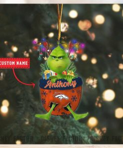 Denver Broncos Ornaments, Grinch Christmas Ornament, Nfl Football Christmas