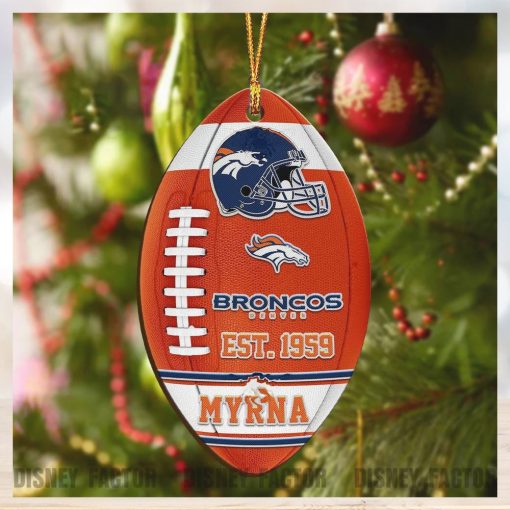 Denver Broncos Ornaments, Nfl Christmas Decorations