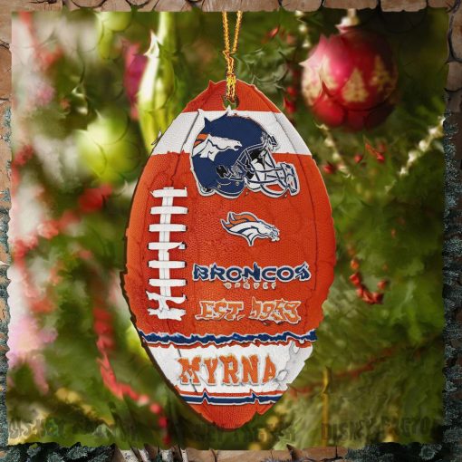 Denver Broncos Ornaments, Nfl Christmas Decorations