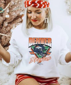 Denver Broncos White Triangle Vintage T Shirt