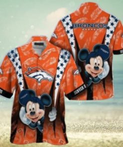 Denver Broncos nfl mickey mouse Hawaiian Shirt custom for fan