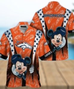 Denver Broncos nfl mickey mouse Hawaiian Shirt custom for fan