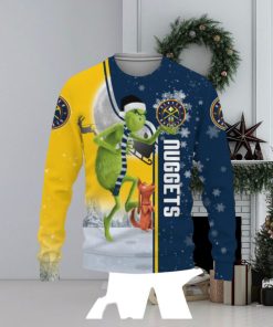 Denver Nuggets Grinch 3D Christmas Sweater