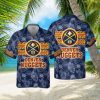 Denver Nuggets National Basketball Association 2023 Hibiscus Logo AOP Hawaiian Shirt