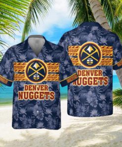 Denver Nuggets National Basketball Association 2023 Hibiscus Pattern AOP Hawaiian Shirt