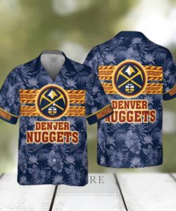 Denver Nuggets National Basketball Association 2023 Hibiscus Pattern AOP Hawaiian Shirt