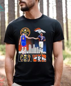 Denver Sports Nikola Jokic and John Albert Elway Jr signatures Shirt