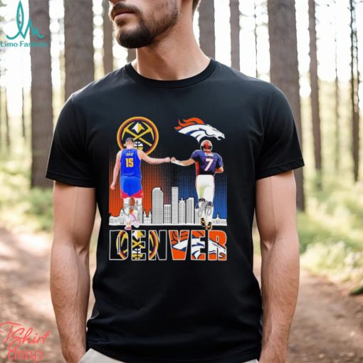 Denver Sports Nikola Jokic and John Albert Elway Jr signatures Shirt
