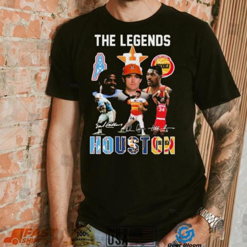 Deshaun Watson Hakeem Olajuwon Nolan Ryan The Legends Houston Sports Teams Signatures Shirt