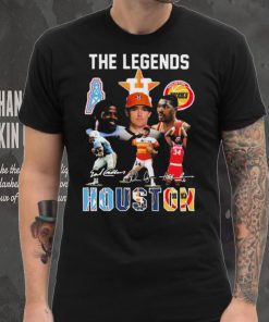 Deshaun Watson Hakeem Olajuwon Nolan Ryan The Legends Houston Sports Teams Signatures Shirt