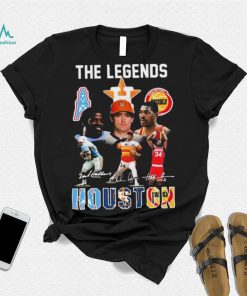 Deshaun Watson Hakeem Olajuwon Nolan Ryan The Legends Houston Sports Teams Signatures Shirt