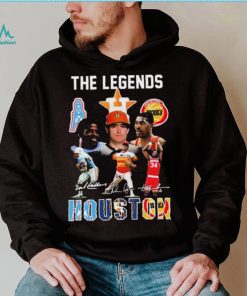 Deshaun Watson Hakeem Olajuwon Nolan Ryan The Legends Houston Sports Teams Signatures Shirt