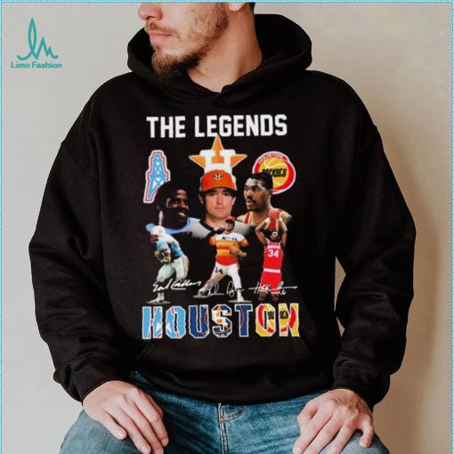 Deshaun Watson Hakeem Olajuwon Nolan Ryan The Legends Houston Sports Teams Signatures Shirt