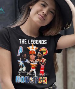 Deshaun Watson Hakeem Olajuwon Nolan Ryan The Legends Houston Sports Teams Signatures Shirt
