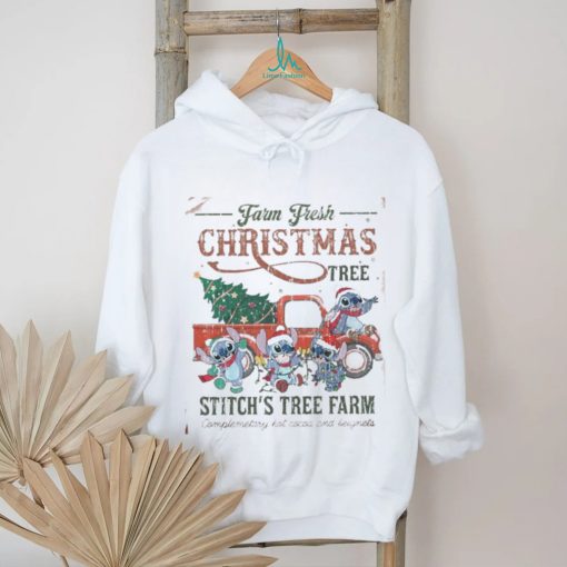 Design Retro Stitch Christmas Tree Farm Shirt