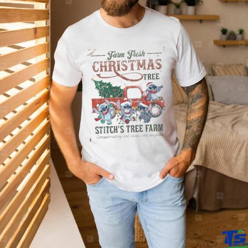 Design Retro Stitch Christmas Tree Farm Shirt