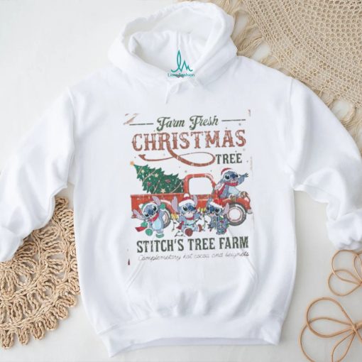 Design Retro Stitch Christmas Tree Farm Shirt