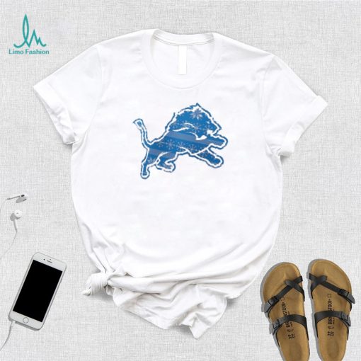 Detroit Lions Christmas Jumper Graphic Crew Shirt