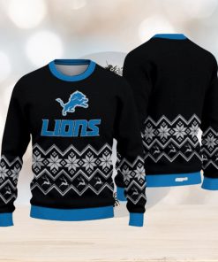 Detroit Lions Christmas Pattern Hot Trending Ugly Sweater Gift For Fans