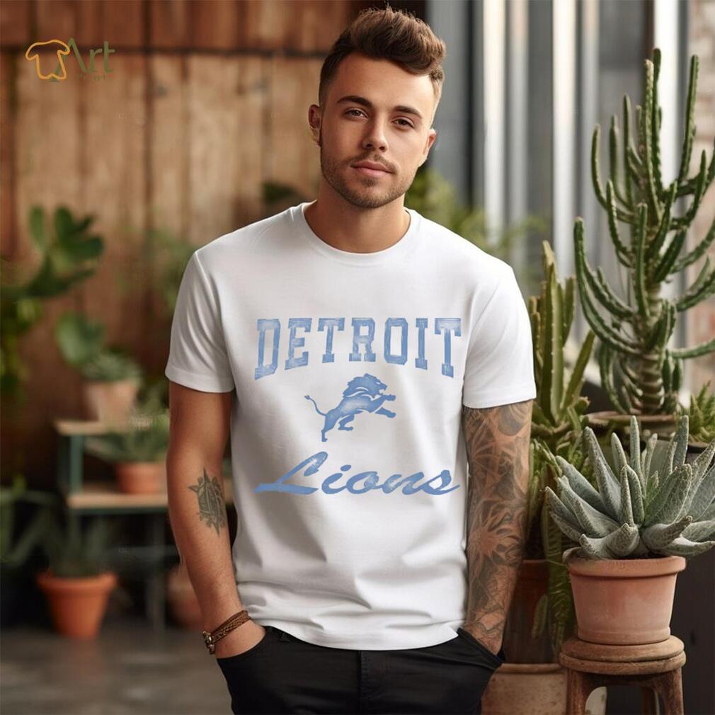Detroit Lions Daze Franklin Grey T Shirt Detroit Lions Daze Franklin Grey T Shirt