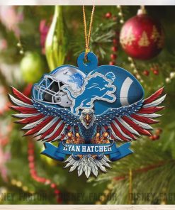 Detroit Lions Decorations, Eagles Christmas Ornaments