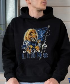 Detroit Lions Football Quarterback Lion Warrior T Shirt