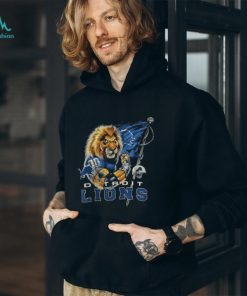 Detroit Lions Football Quarterback Lion Warrior T Shirt