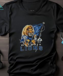 Detroit Lions Football Quarterback Lion Warrior T Shirt