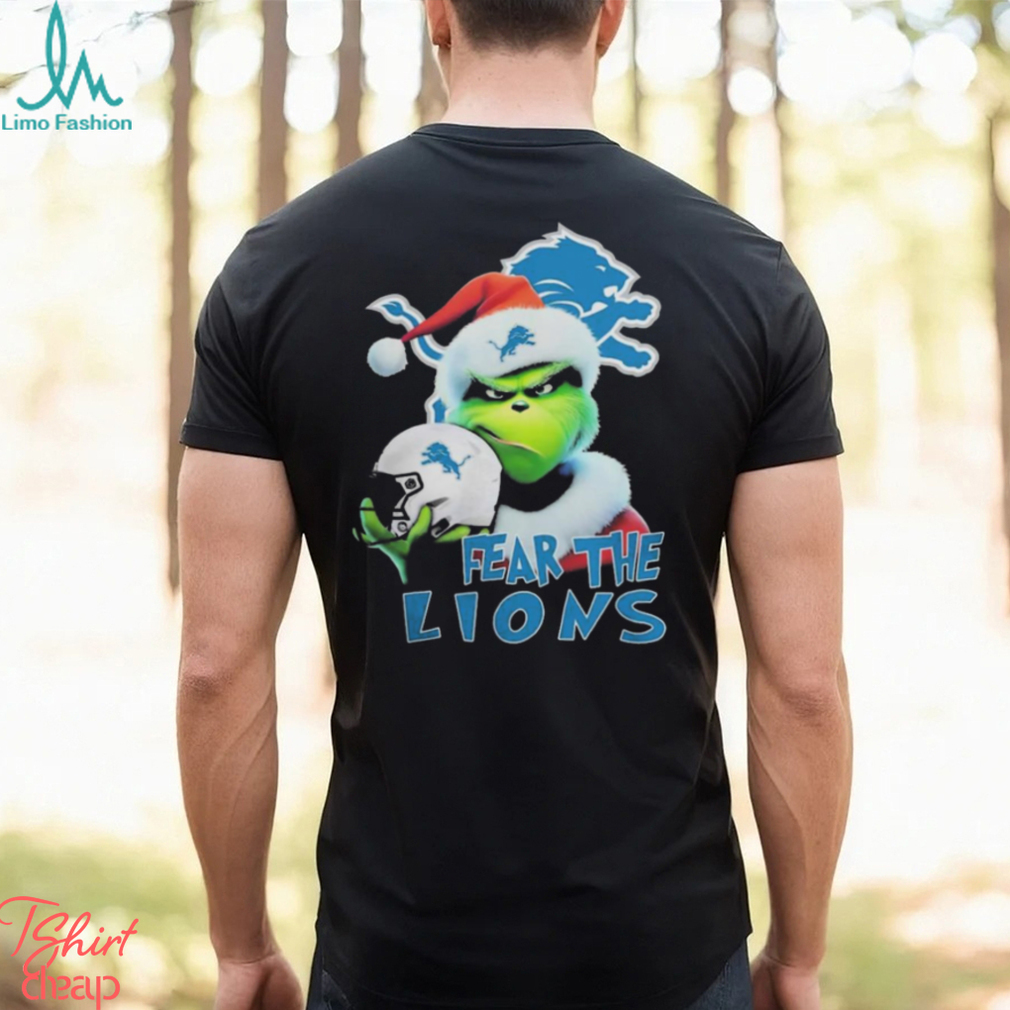 Detroit Lions Grinch Fear The Christmas 2023 Shirt Detroit Lions Grinch Fear The Christmas 2023 Shirt