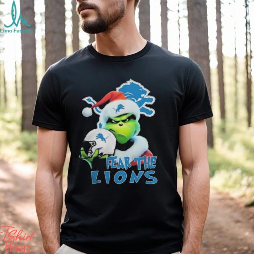 Detroit Lions Grinch Fear The Christmas 2023 Shirt