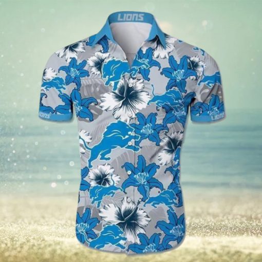 Detroit Lions Hawaiian Aloha Shirt Limited Edition Gift Hawaiian Shirt