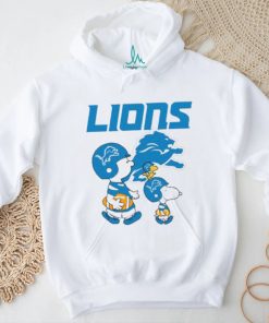 Detroit Lions NFL Snoopy And Charlie Brown Peanuts Shirt
