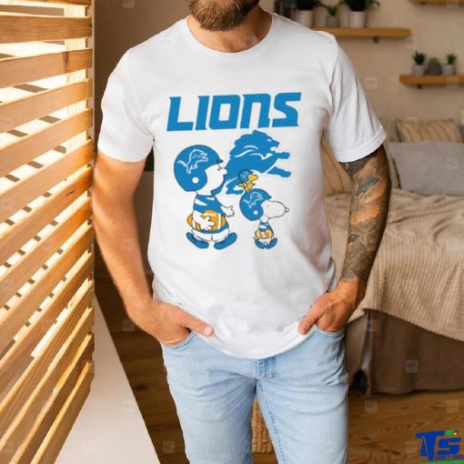 Detroit Lions NFL Snoopy And Charlie Brown Peanuts Shirt