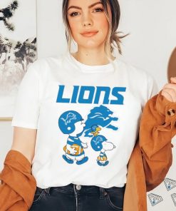 Detroit Lions NFL Snoopy And Charlie Brown Peanuts Shirt