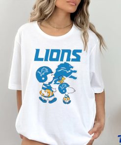 Detroit Lions NFL Snoopy And Charlie Brown Peanuts Shirt
