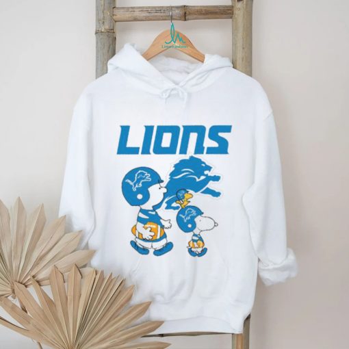 Detroit Lions NFL Snoopy And Charlie Brown Peanuts Shirt
