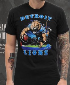 Detroit Lions NFL Team Defend mascot t shirt