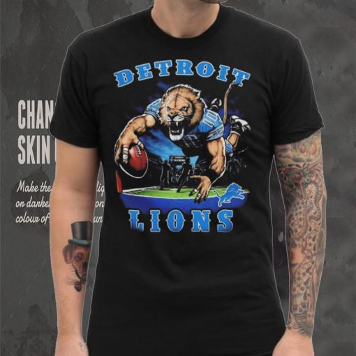 Detroit Lions NFL Team Defend mascot t shirt