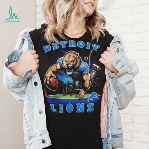 Detroit Lions NFL Team Defend mascot t shirt