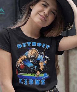 Detroit Lions NFL Team Defend mascot t shirt