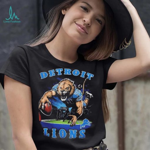 Detroit Lions NFL Team Defend mascot t shirt