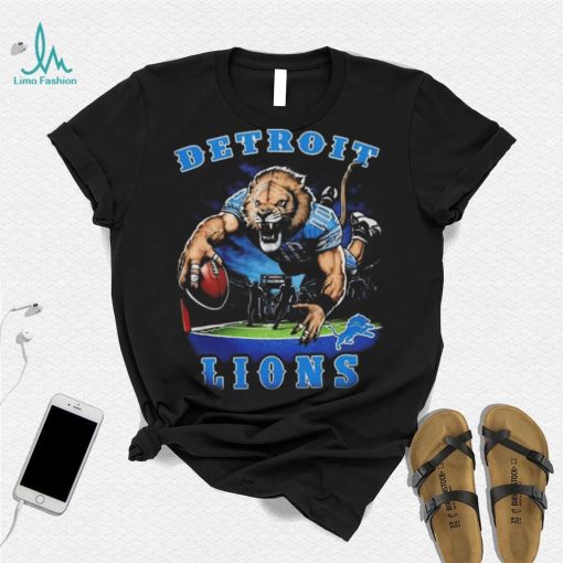 Detroit Lions NFL Team Defend mascot t shirt