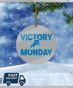 Detroit Lions NFL Victory Monday Christmas Tree Decorations Xmas Ornament