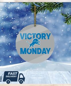 Detroit Lions NFL Victory Monday Christmas Tree Decorations Xmas Ornament