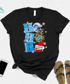 Detroit Lions NFL ho ho ho Christmas shirt