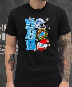Detroit Lions NFL ho ho ho Christmas shirt