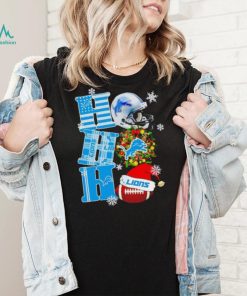 Detroit Lions NFL ho ho ho Christmas shirt