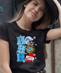 Detroit Lions NFL ho ho ho Christmas shirt