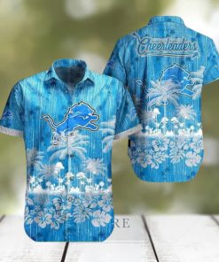 Detroit Lions Nfl Hawaii Graphic Tropical Pattern Summer 8knel Leobees Trending Hawaiian Shirt