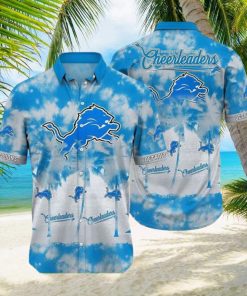 Detroit Lions Nfl Tropical Pattern Graphic Short Sleeve Summer Srrjmn Leobees Trending Hawaiian Shirt